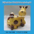 Lovely giraffe shaped ceramic cash box with slot